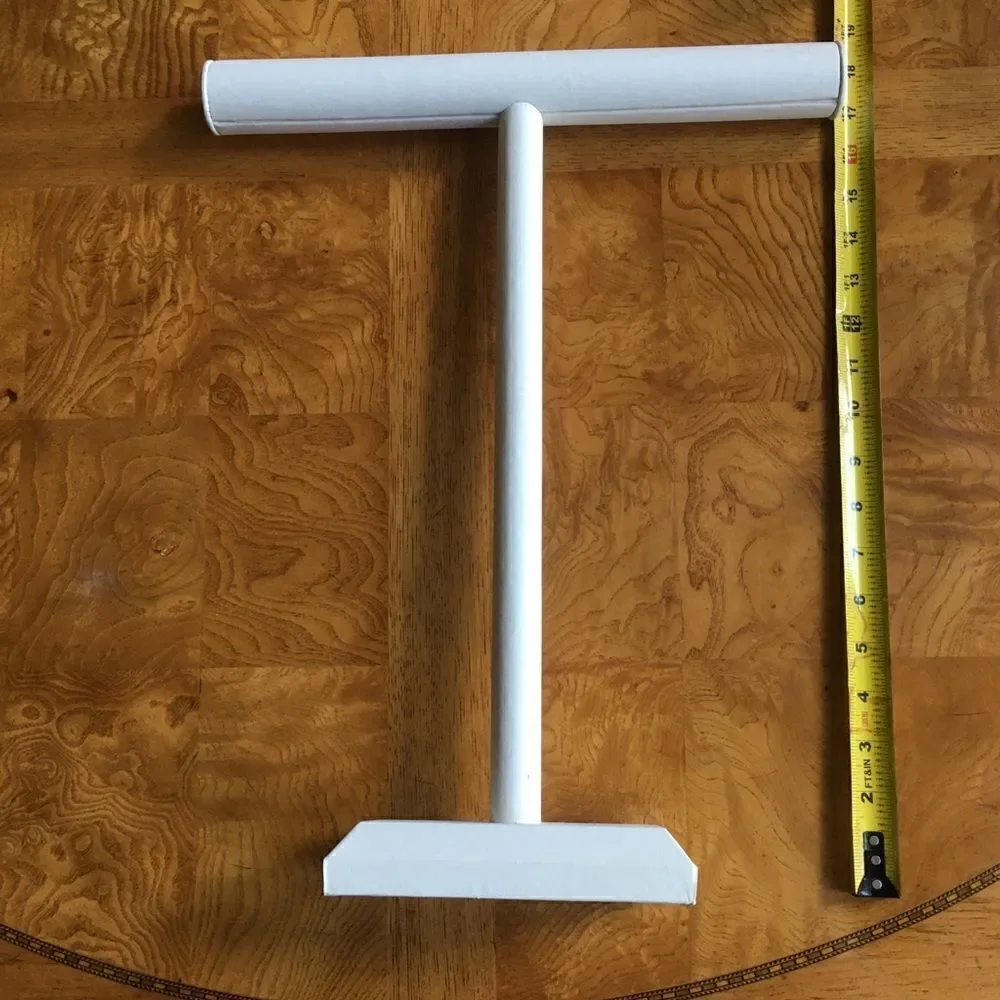 WHITE LEATHER Bracelet Rack 18” x 14”